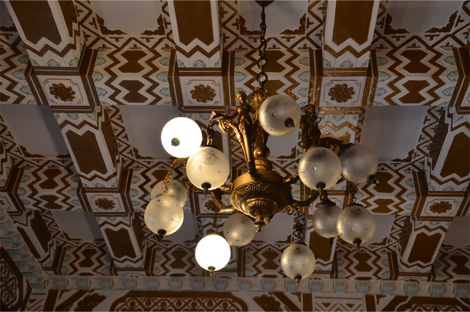 Gilded glory inside the entrance hall