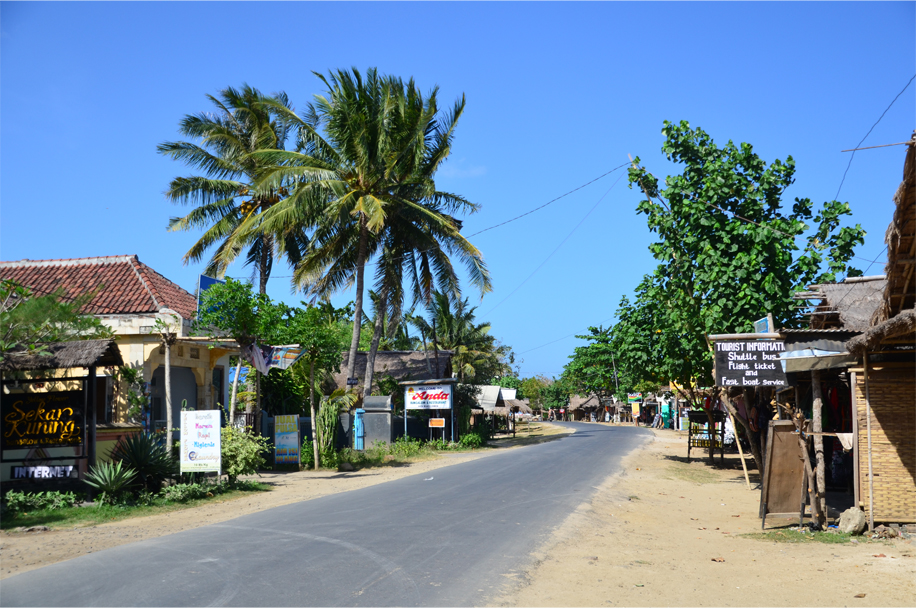 Kuta Lombok's main street