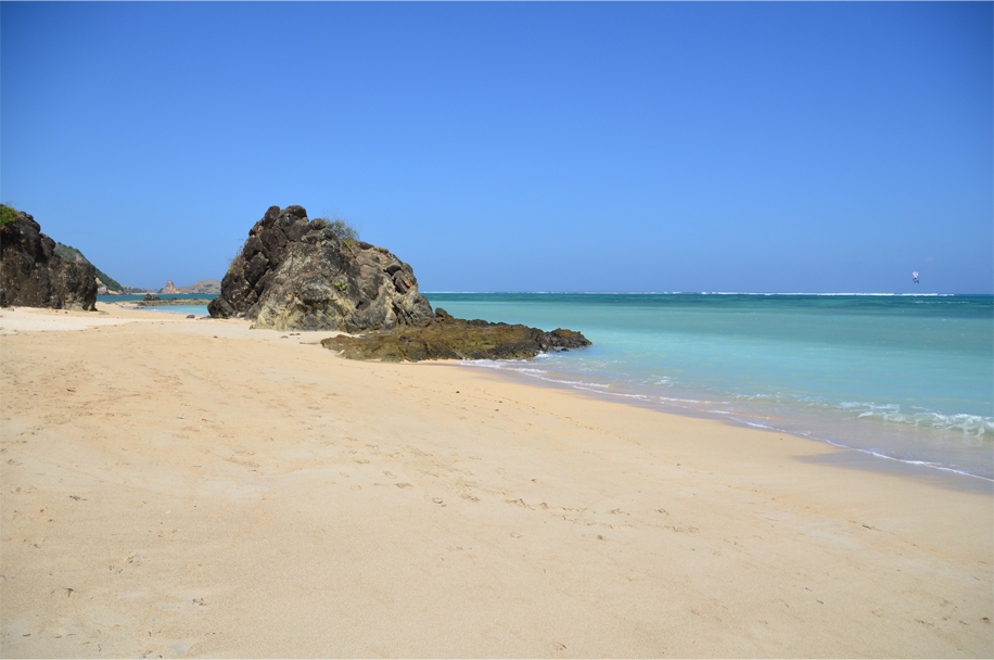 Kuta's near-empty beach