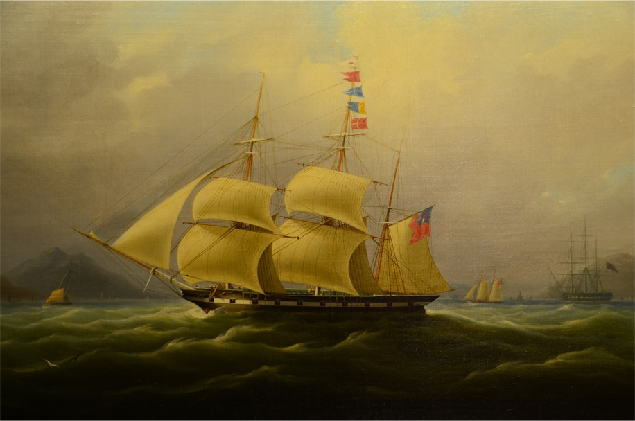 The opium clipper Sylph off the China coast, c.1830s