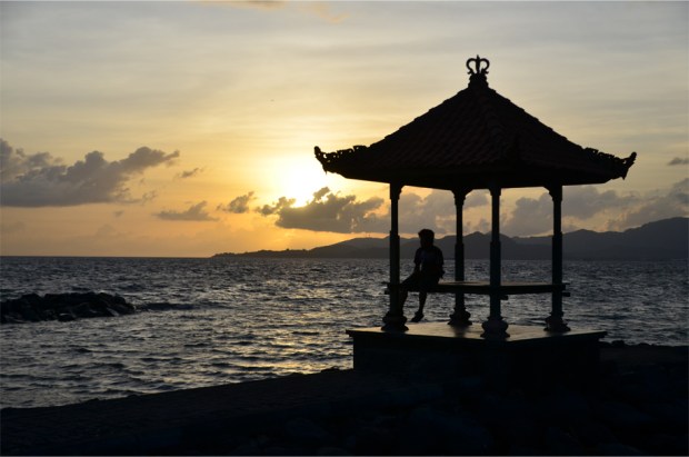 Sunset at Candidasa, Bali