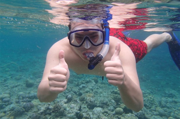 Snorkelling off Menjangan Island, Bali