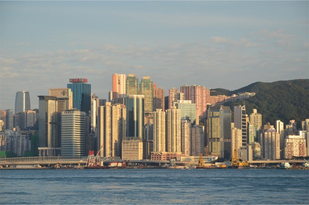 The neighborhood of Fortress Hill, down the slope from my old school