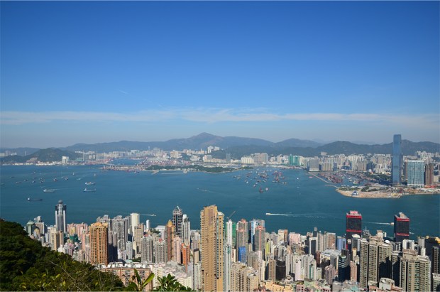 Victoria Harbour's western approaches