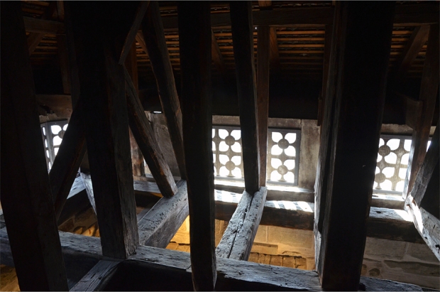 Inside the Zytglogge's attic
