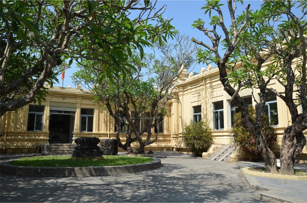 Entering the Museum of Cham Sculpture